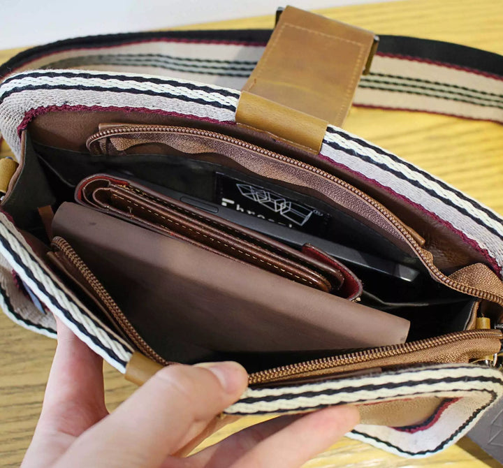 Adjustable Strap Vintage Crossbody Bag