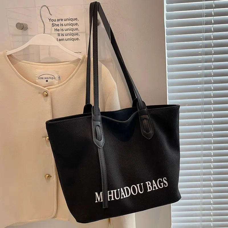 Adjustable Straps Canvas Shoulder Bag