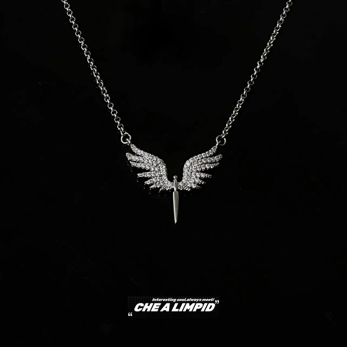 Angel Wing Pendant Necklace