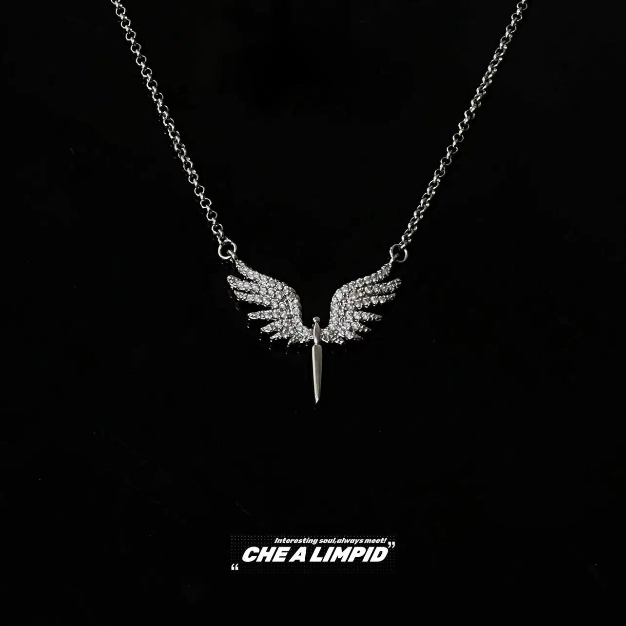 Angel Wing Pendant Necklace