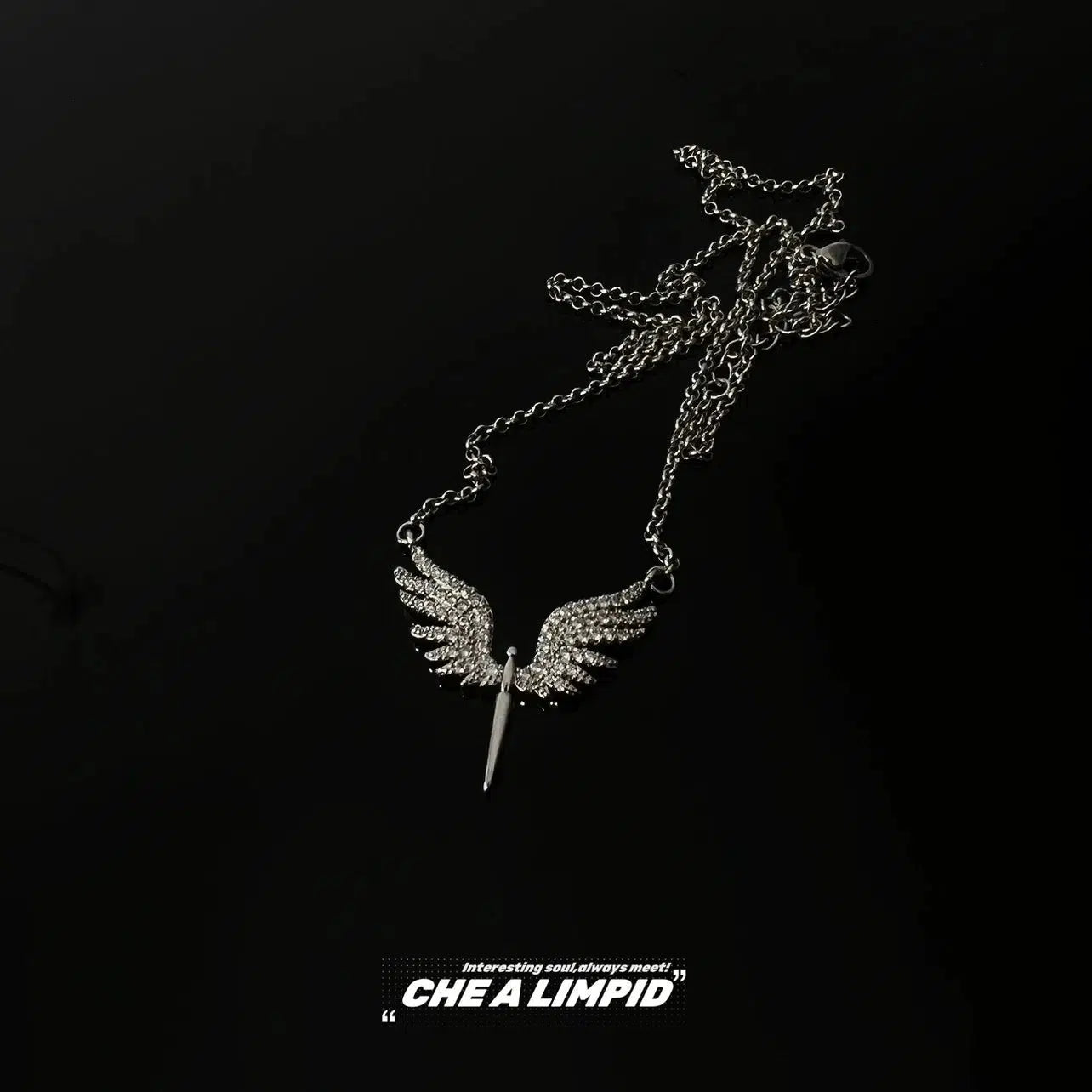 Angel Wing Pendant Necklace