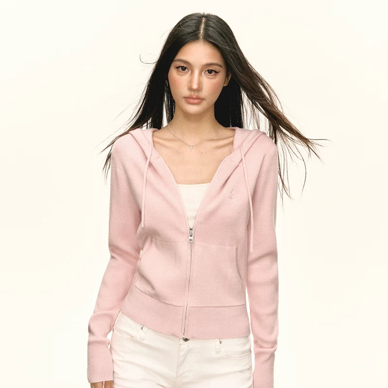 ,1627207:28323,5998987389155,1627207:28323,5998987389156,1627207:28323,5998987389153,1627207:28323,5998987389154,5998987389155,5998987389156,5998987389153,5998987389154, Zip Front Knit Hoodie Sweatshirt