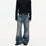 Wide Leg Loose Fit Denim Pants 3