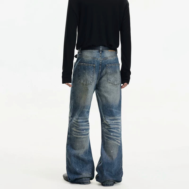 Wide Leg Loose Fit Denim Pants 5