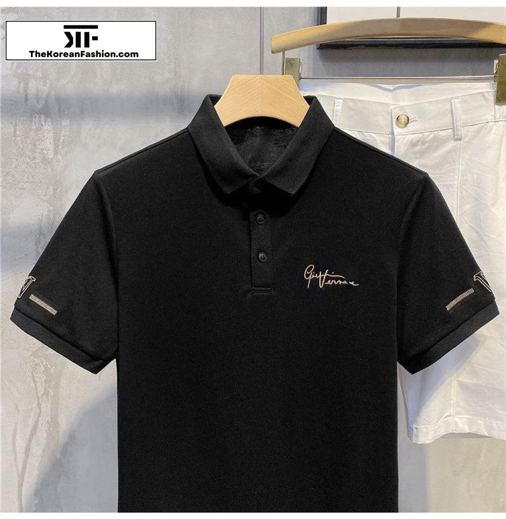 Art Embroidery Polo T-Shirt