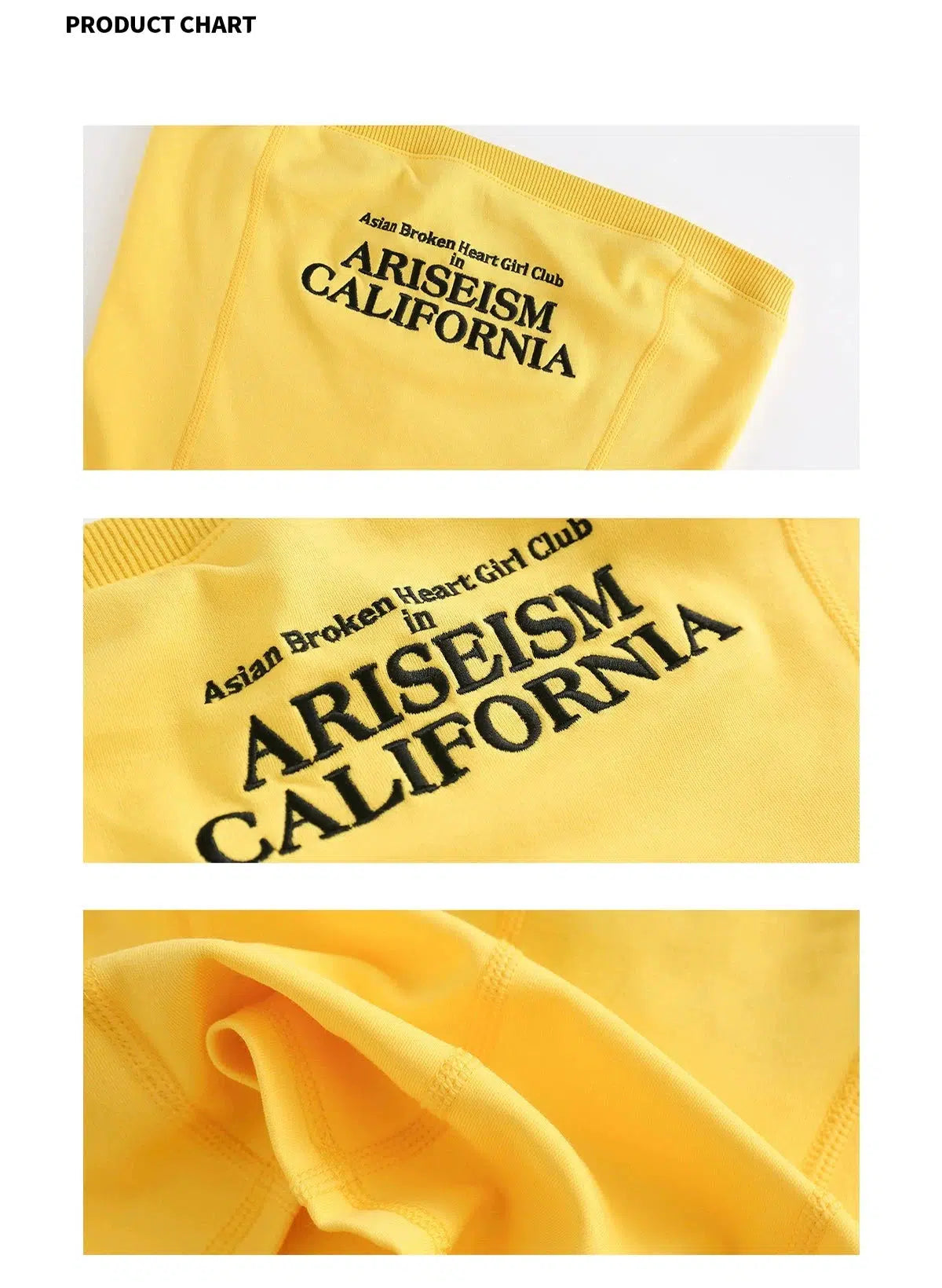 Asymmetric Strap California-Print Cotton Tank Top