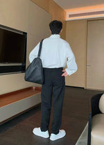 Autumn and Winter Straight Leg Suit Pants