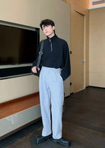 Autumn and Winter Straight Leg Suit Pants