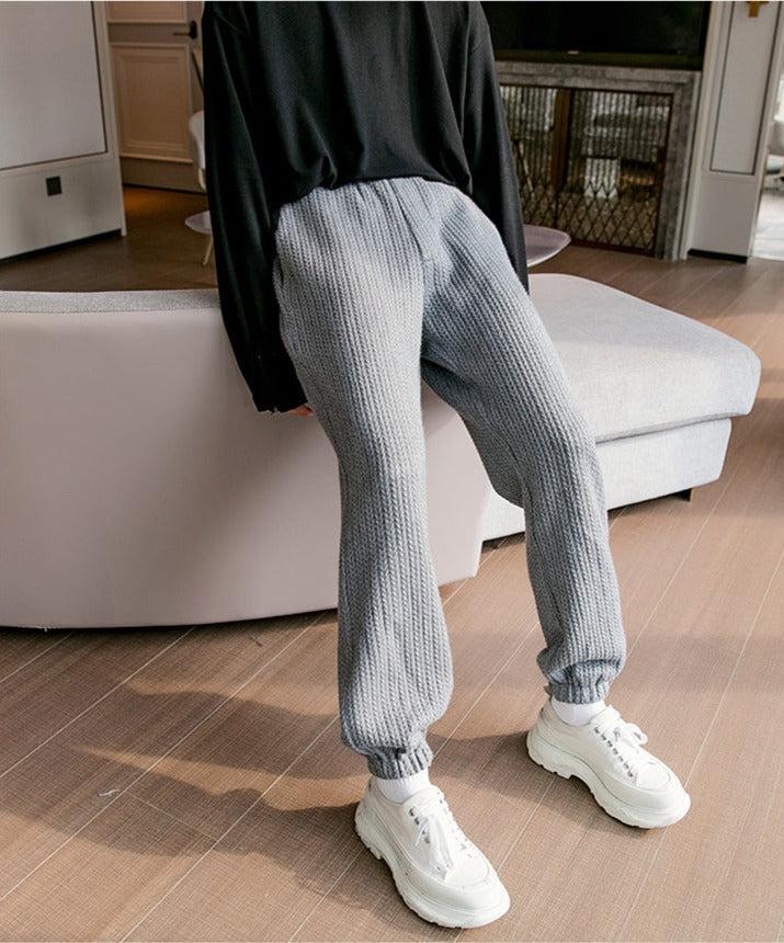 Autumn and Winter Thick Jogger Pants