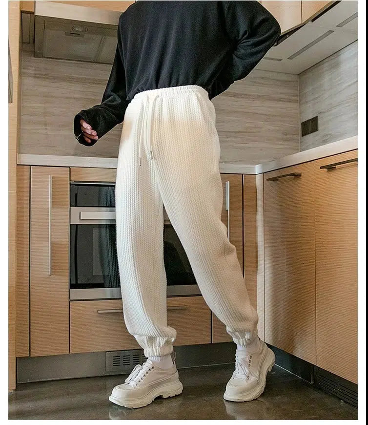 Autumn and Winter Thick Jogger Pants