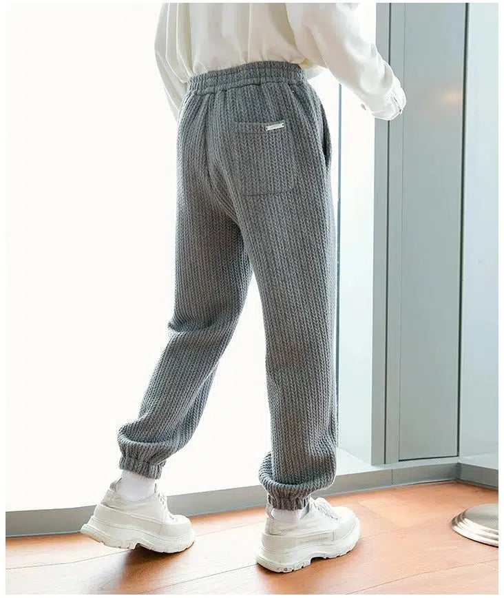 Autumn and Winter Thick Jogger Pants