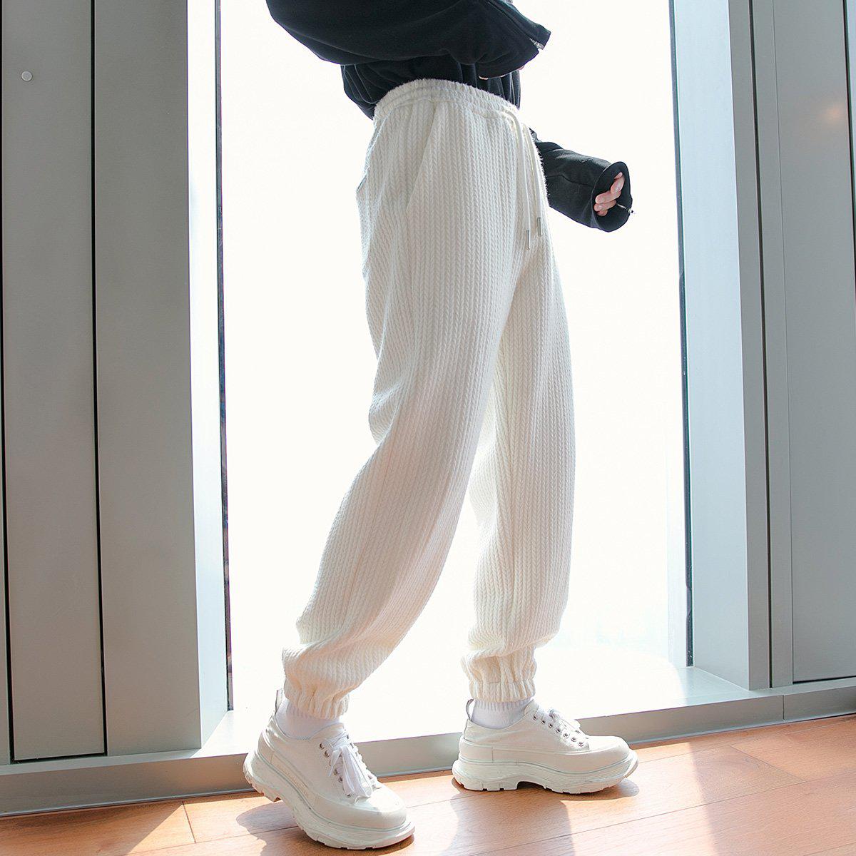 Autumn and Winter Thick Jogger Pants