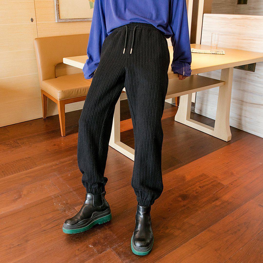 Autumn and Winter Thick Jogger Pants