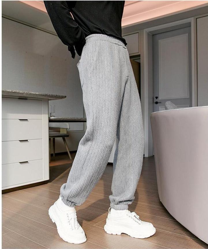 Autumn and Winter Thick Jogger Pants