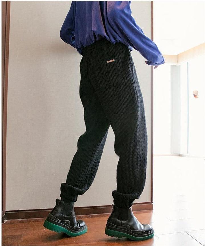 Autumn and Winter Thick Jogger Pants
