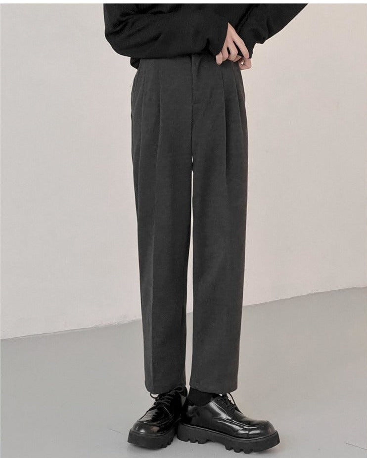 Autumn and Winter Woolen Pants