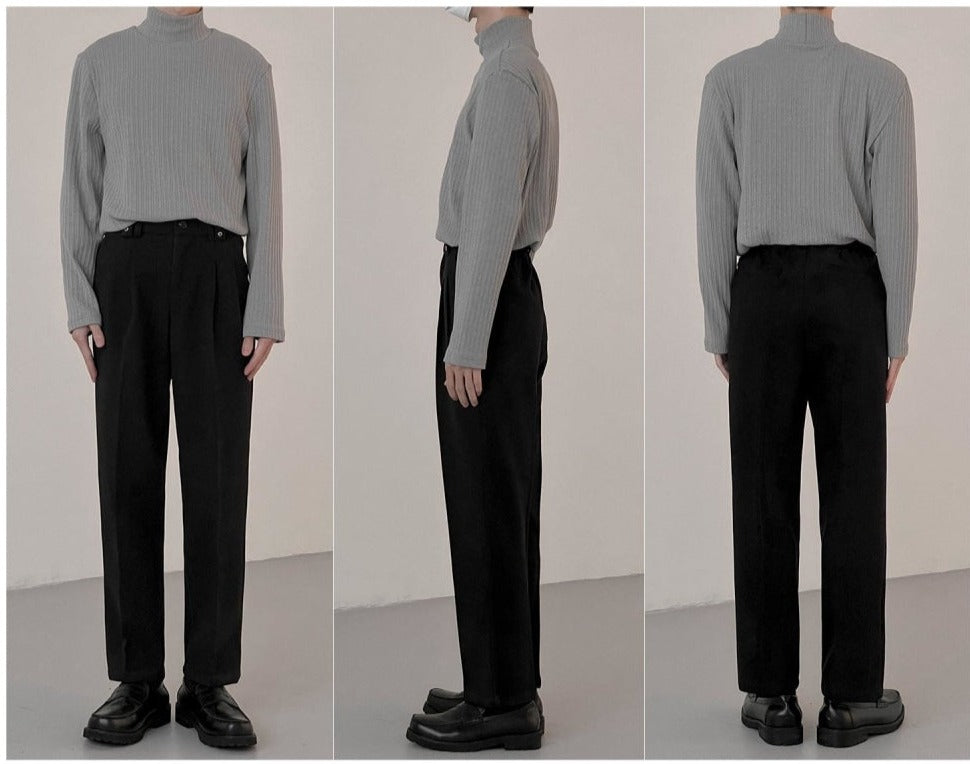 Autumn and Winter Woolen Pants