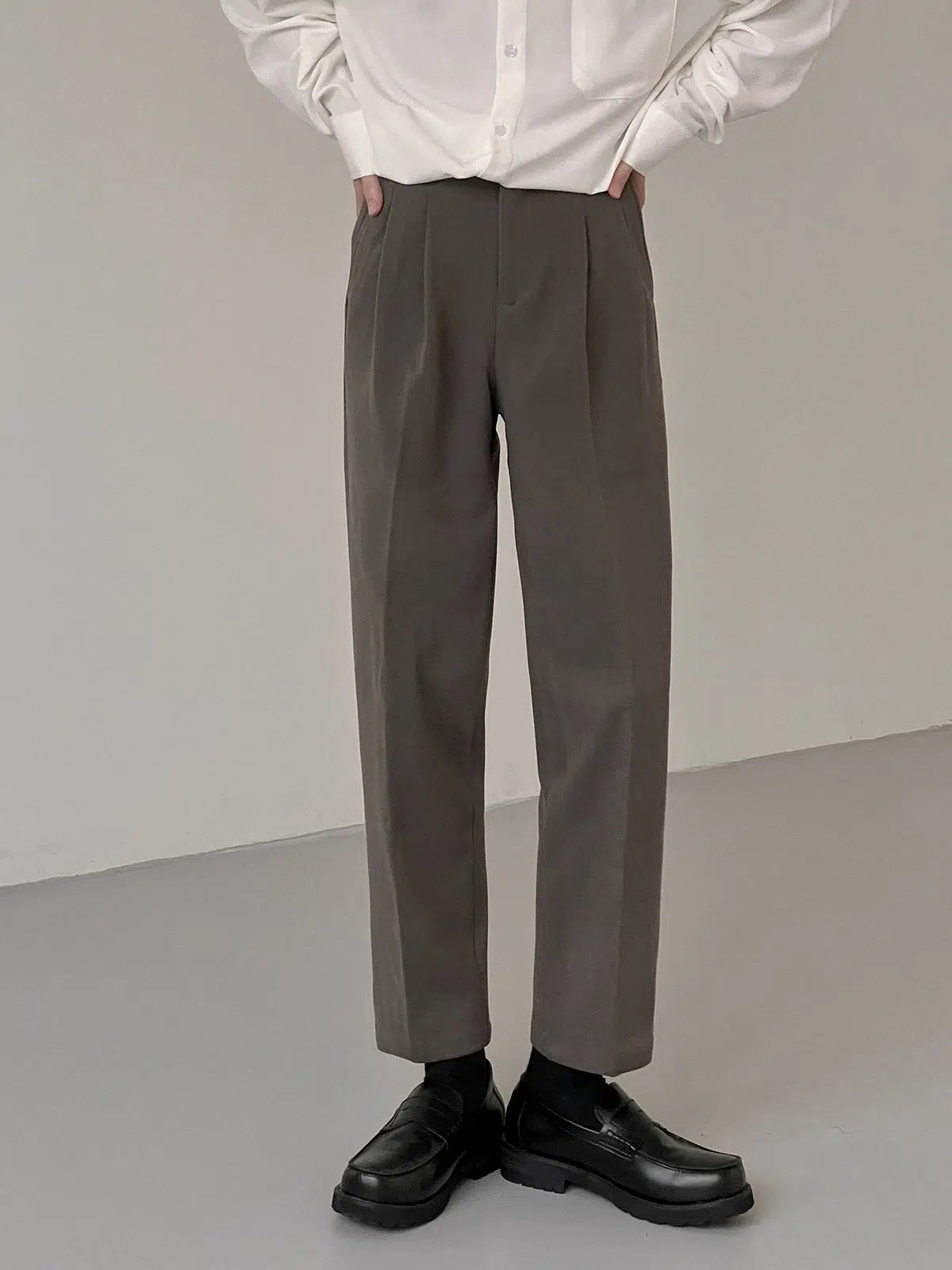 Autumn and Winter Woolen Pants