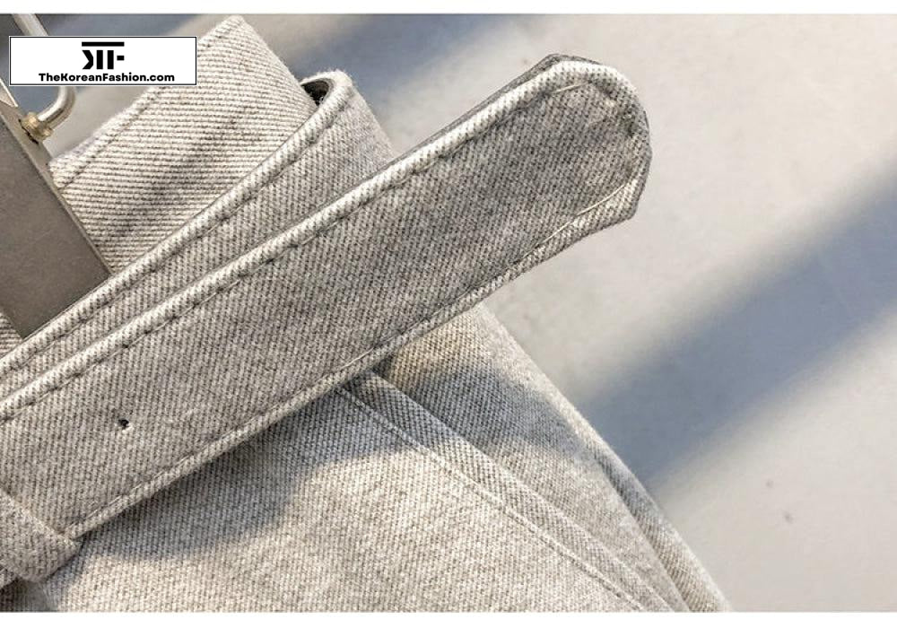 Autumn and Winter Woolen Slim Fit Pants