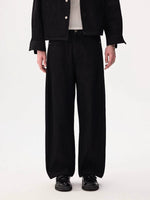 Raw Denim Wide-Leg Jeans Pants 2