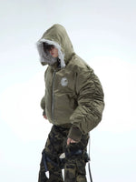 Insulated Jacket with Faux Fur Collar