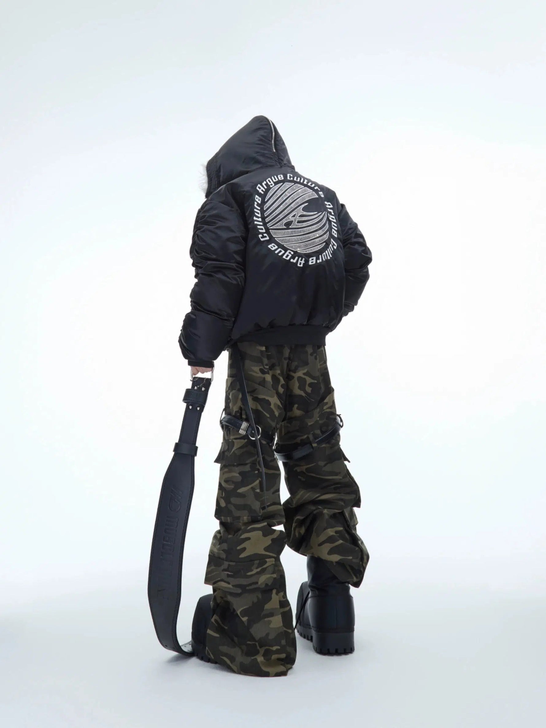 Insulated Jacket with Faux Fur Collar