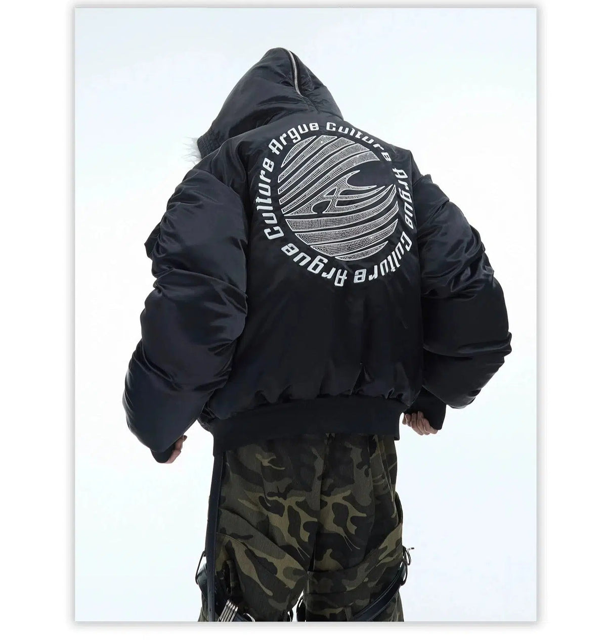 Insulated Jacket with Faux Fur Collar