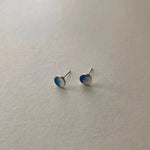 Avocado Green Stud Earrings