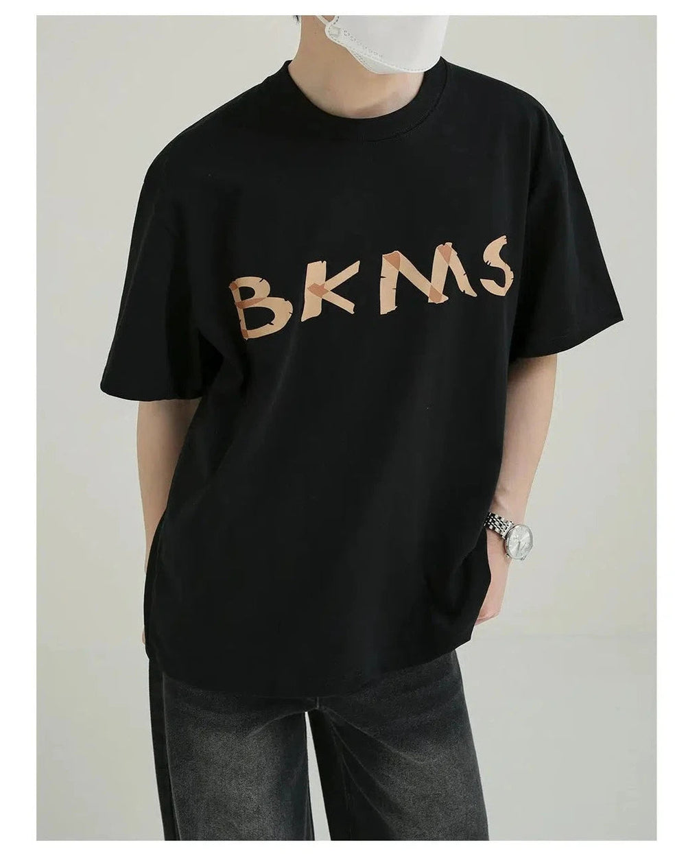 BKMS Graphic Print Short-sleeved T-shirt
