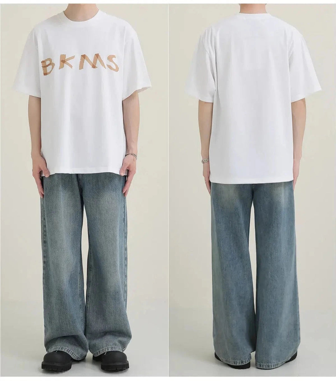 BKMS Graphic Print Short-sleeved T-shirt