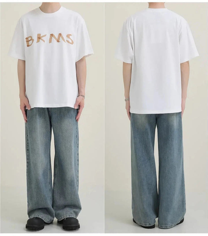 BKMS Graphic Print Short-sleeved T-shirt