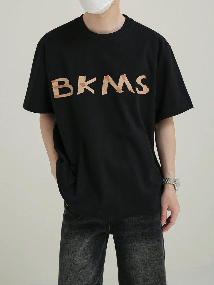 BKMS Graphic Print Short-sleeved T-shirt