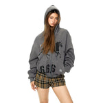 6189993103615,6189993103616,6189993103617, Graphic Zip-Up Hooded Sweatshirt Jacket