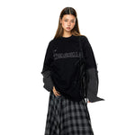 ,26563:28341,6185018303392,26563:28341,6185018303393,26563:28341,6185018303394,6185018303392,6185018303393,6185018303394, Faux Layered Striped Sleeve Graphic Pullover