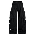 6175784939666,6175784939667,6175784939668,6175784939669,6175784939670, Heavy-Duty Wide-Leg Multi-Pocket Cargo Pants