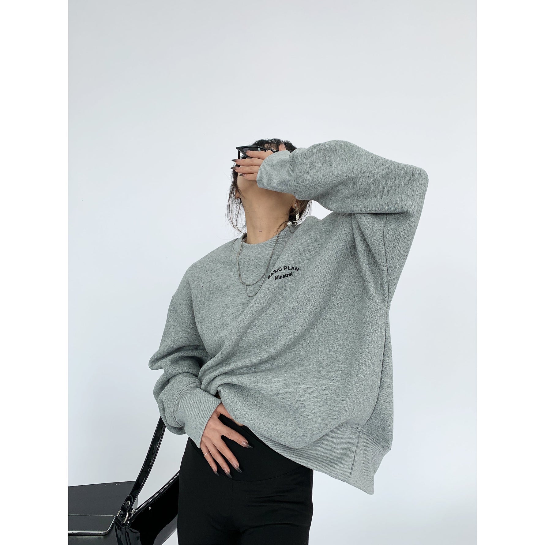 Back Print Oversized Sweatshirt