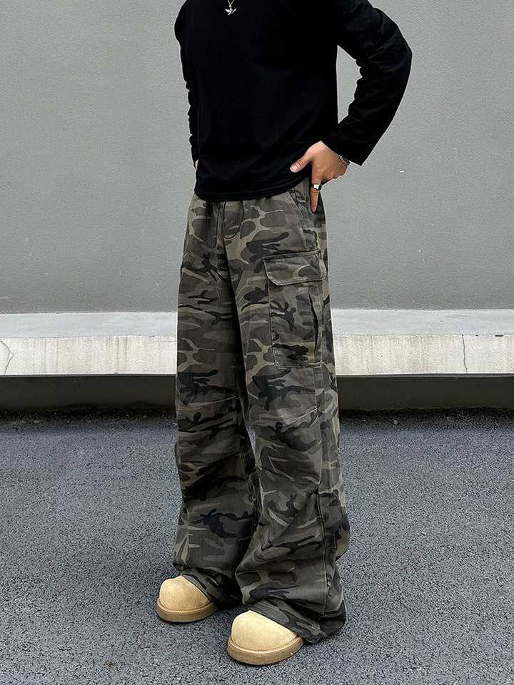 Baggy Camo Cargo Pants