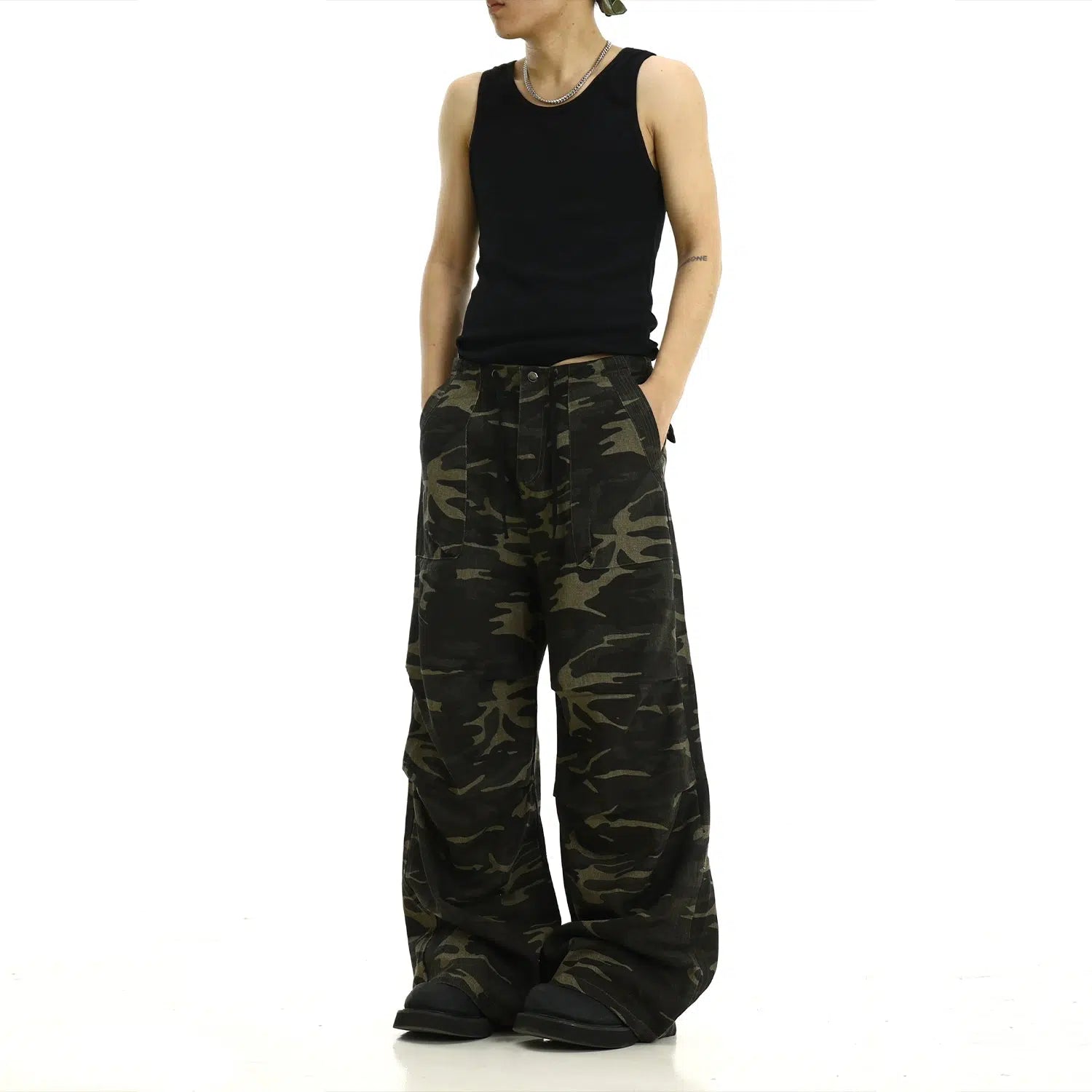 Baggy Camouflage Cargo Pants