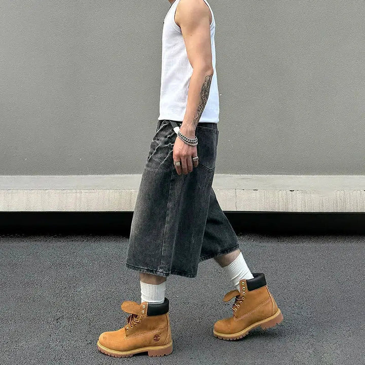 Baggy Denim Shorts