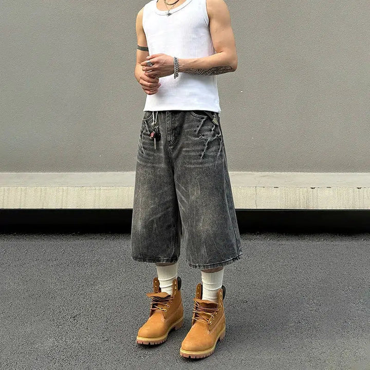 Baggy Denim Shorts