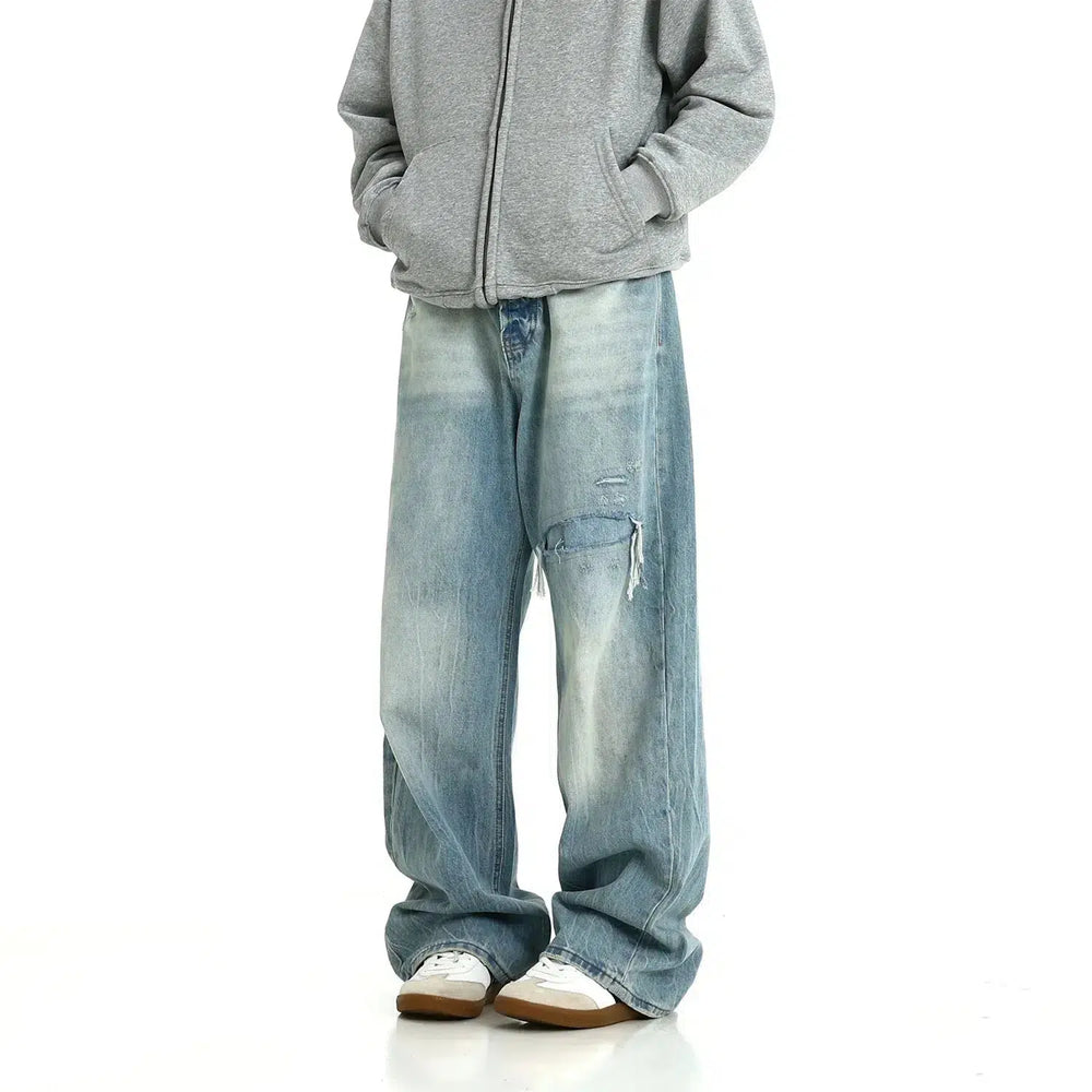 Baggy Vintage Washed Denim Jeans