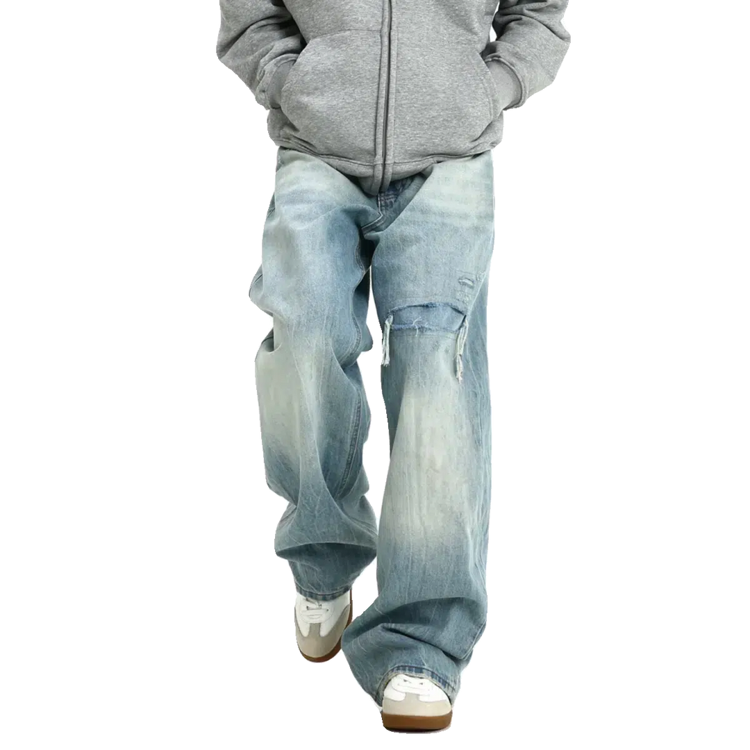 Baggy Vintage Washed Denim Jeans