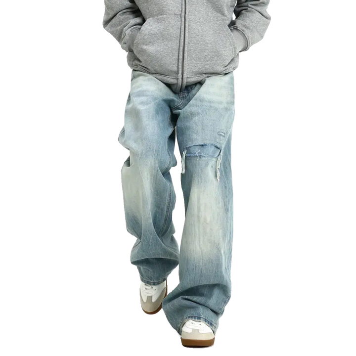 Baggy Vintage Washed Denim Jeans
