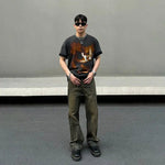 Bamboo Washed Distressed Jeans