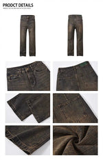 Bamboo Washed Distressed Jeans