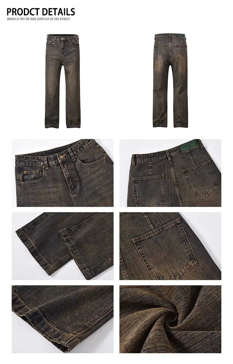Bamboo Washed Distressed Jeans