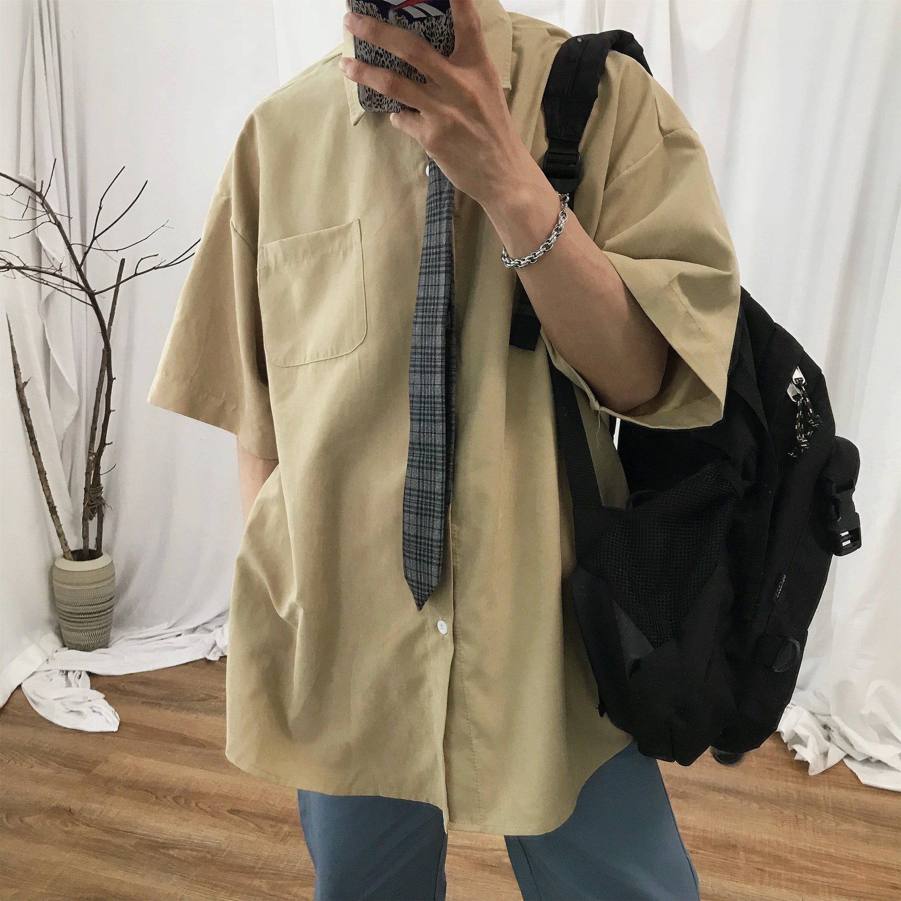 Basic Casual Oversized Shirt