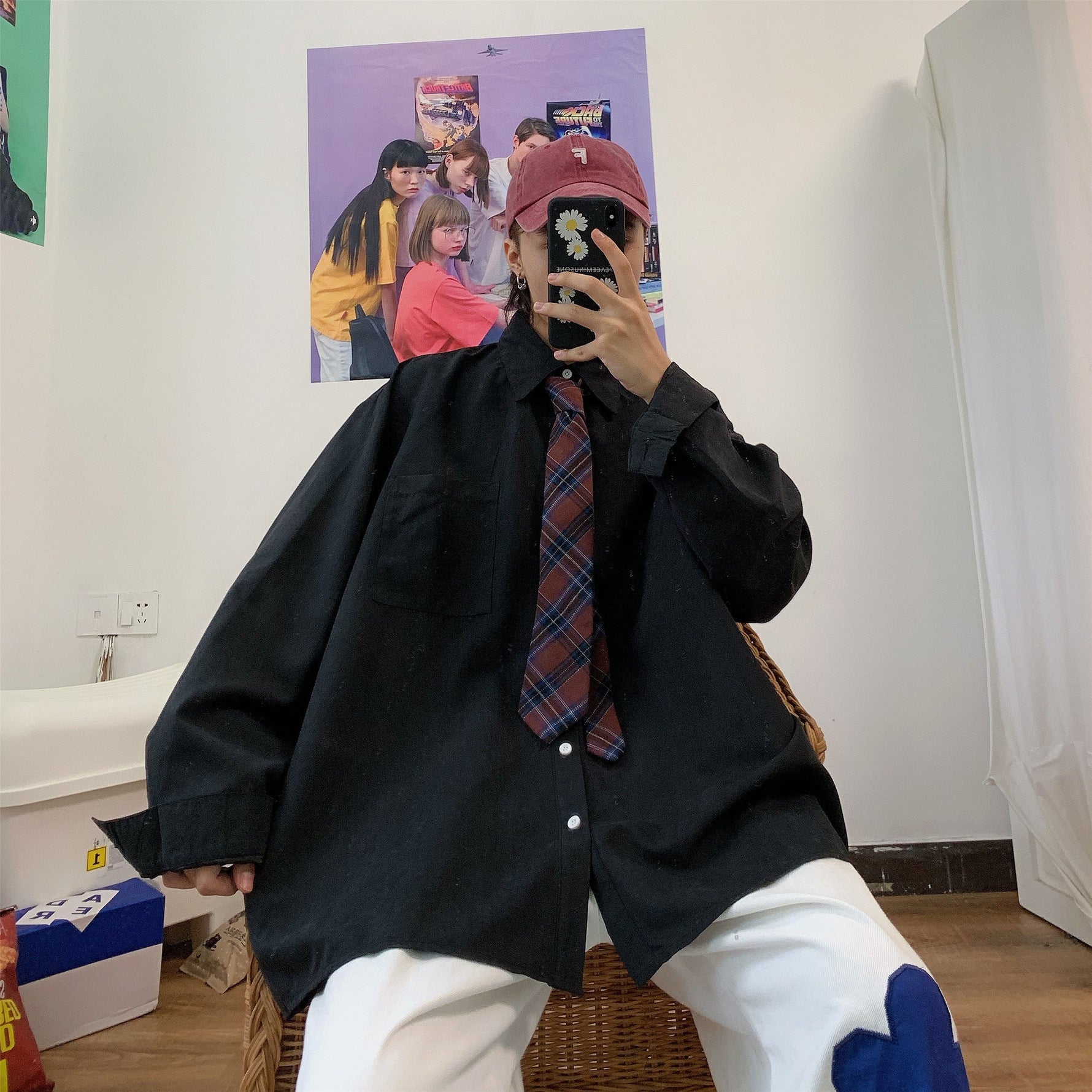 Basic Casual Oversized Shirt