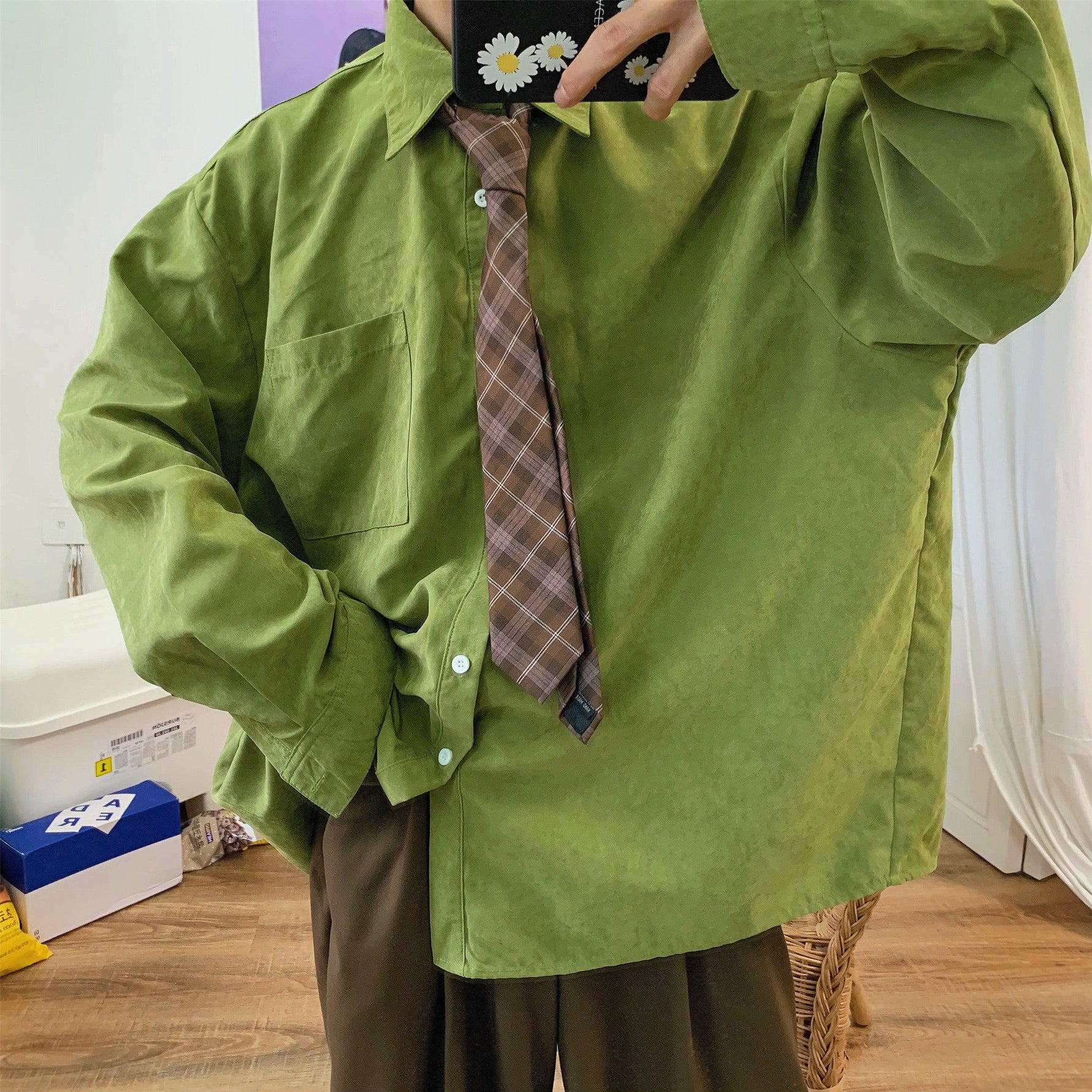 Basic Casual Oversized Shirt