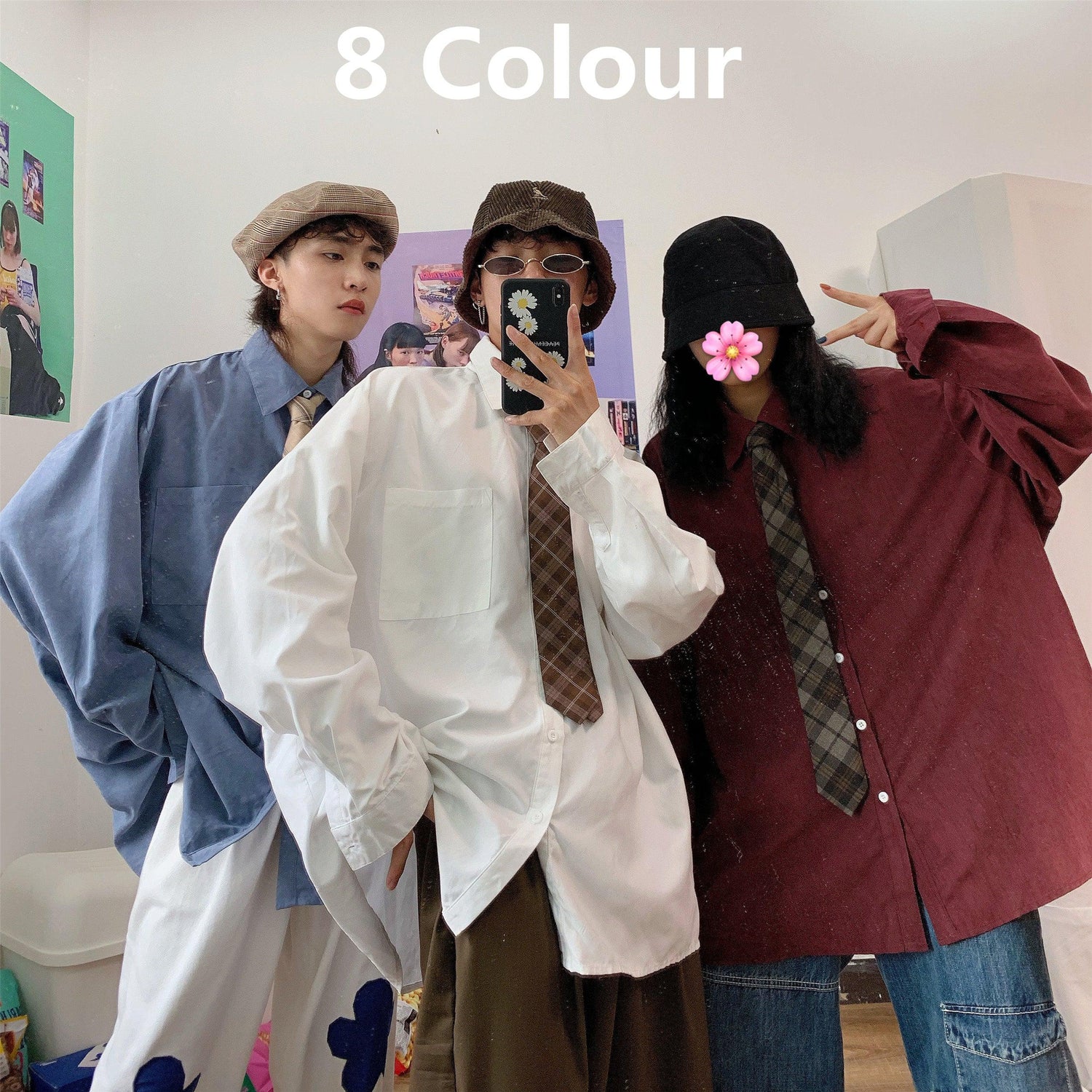 Basic Casual Oversized Shirt